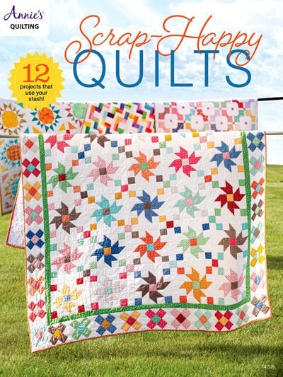Annie's Quilting Scrap-Happy Quilts Pattern Book - 12 Projects Per Book