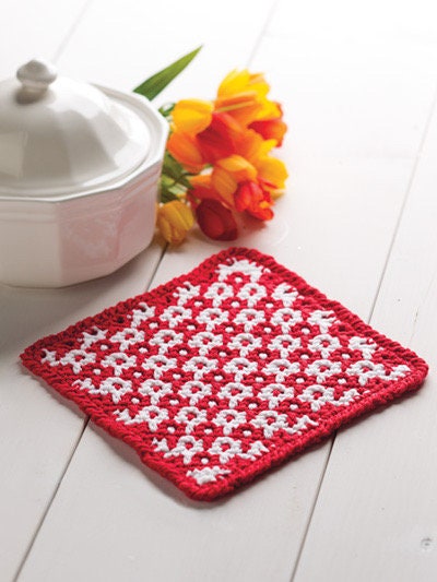 Annie's Crochet Make It in a Weekend! Hot Pads Pattern Book - 14 Projects Per Pattern Book