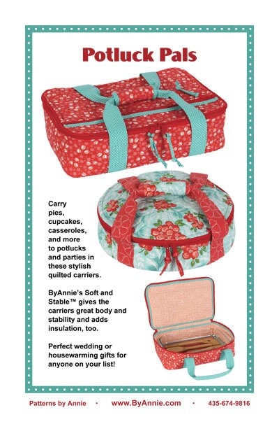 ByAnnie Potluck Pals Pattern - Rectangle or Round Carrier) (14 Colors of 18"x54" Mesh Packs Sold Separately)