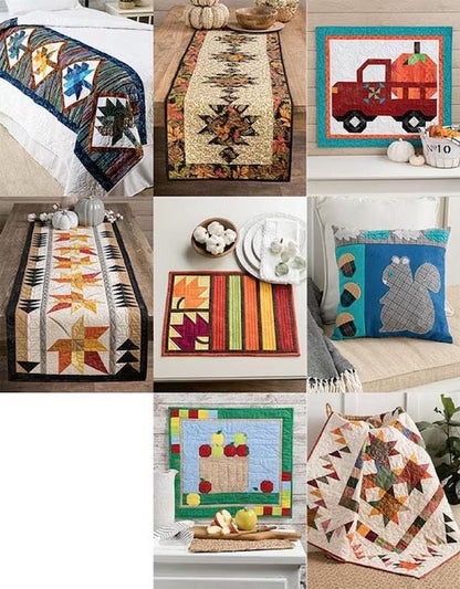 Annie's Quilting Quilts For Autumn Pattern Book (11 seasonal projects per book)