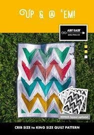 Art East Quilting Co. Up & @ 'Em Quilt Pattern - 5 Size Variations Per Pattern