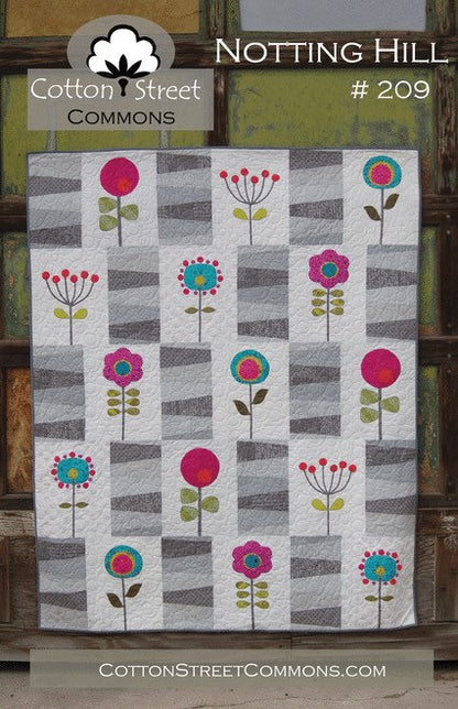 DIGITAL DOWNLOAD Cotton Street Commons Notting Hill Quilt Pattern Finished Size 60”x75”