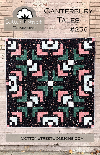 DIGITAL DOWNLOAD Cotton Street Commons Canterbury Tales Quilt Pattern (2 Size Variations Per Pattern)