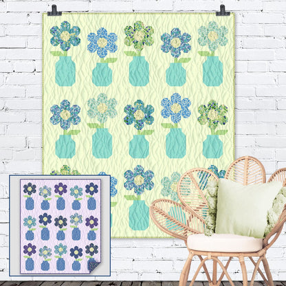 Cluck Cluck Sew Primrose Quilt Pattern -2 Size Variations Per Pattern
