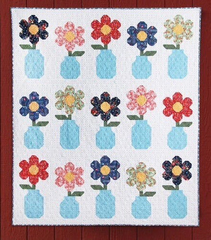 Cluck Cluck Sew Primrose Quilt Pattern -2 Size Variations Per Pattern
