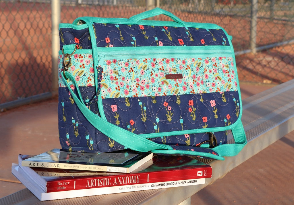 ByAnnie MJ's Messenger Bag Pattern - 2 Size Variations Per Pattern (14 Colors of 18"x54" Mesh Packs Sold Separately)