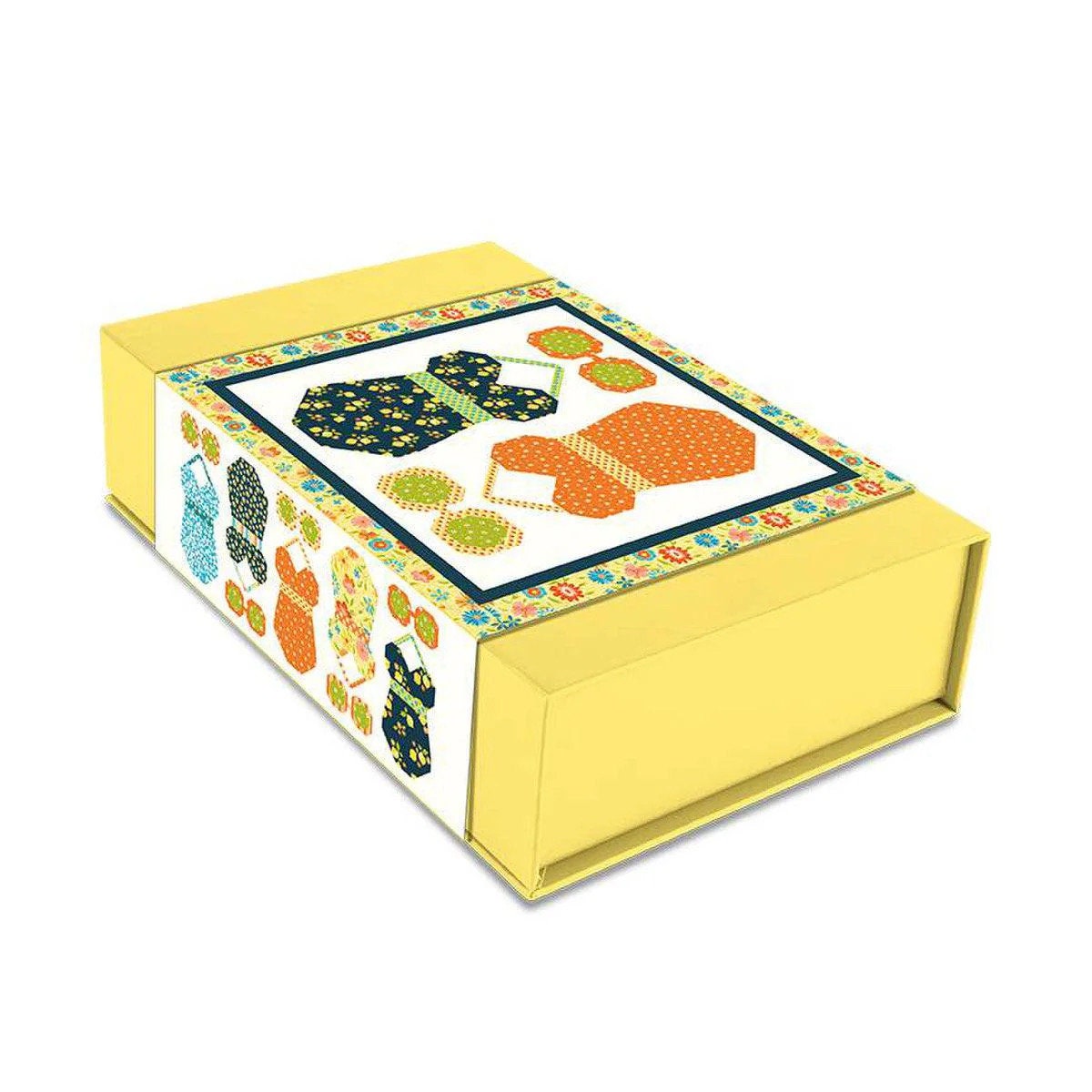 Riley Blake Ready Set Summer Table Runner Kit Featuring Sandy Gervais Here Comes The Sun Fabric Collection