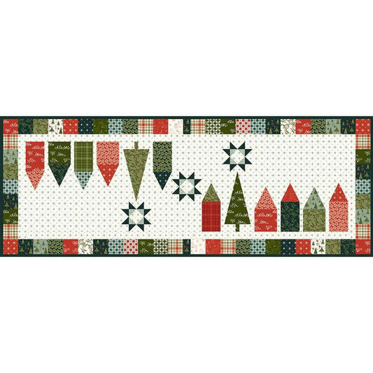 LAST RESTOCK! Riley Blake Christmas Is In Town Winter Village Table Kit Featuring Sandy Gervais Christmas Is In Town