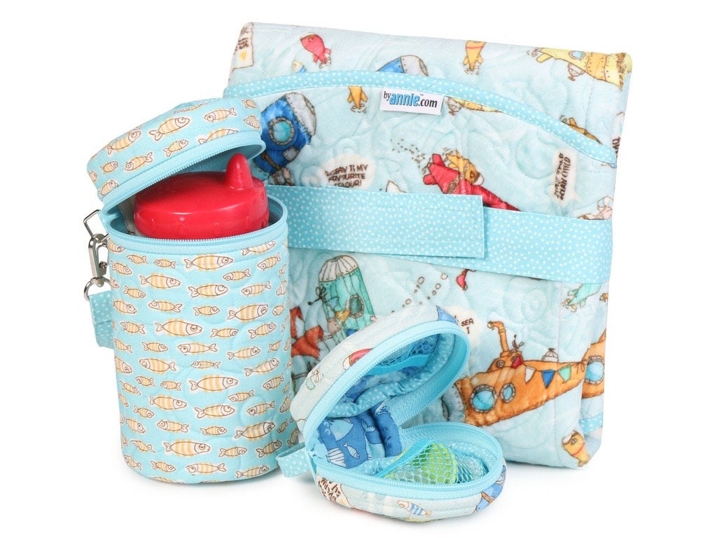 ByAnnie Baby Travel Accessories Pattern -3 Projects Per Pattern (14 Colors of 18"x54" Mesh Packs Sold Separately)