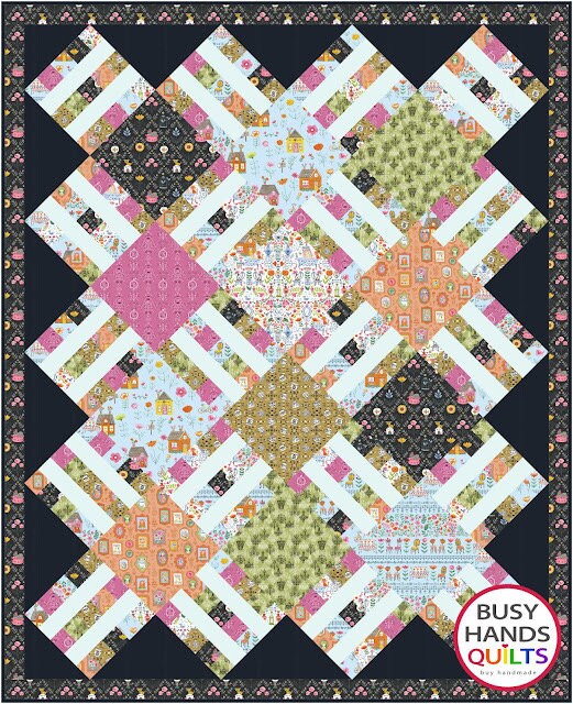 Busy Hands Quilts Home Awaits Quilt Pattern - 6 Size Variations Per Pattern