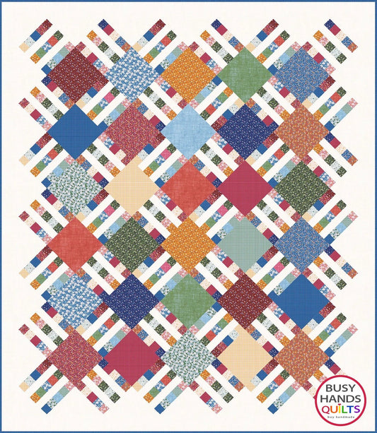Busy Hands Quilts Home Awaits Quilt Pattern - 6 Size Variations Per Pattern