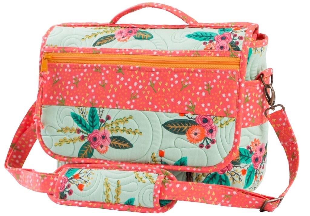 ByAnnie MJ's Messenger Bag Pattern - 2 Size Variations Per Pattern (14 Colors of 18"x54" Mesh Packs Sold Separately)