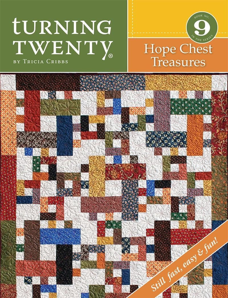 Tricia Cribbs Turning Twenty Hope Chest Treasures Quilt Pattern Book (Softcover)