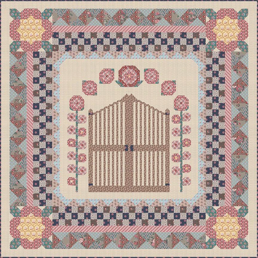 Riley Blake Mansfield Park Gate Quilt Kit Featuring Mansfield Park Fabric Collection