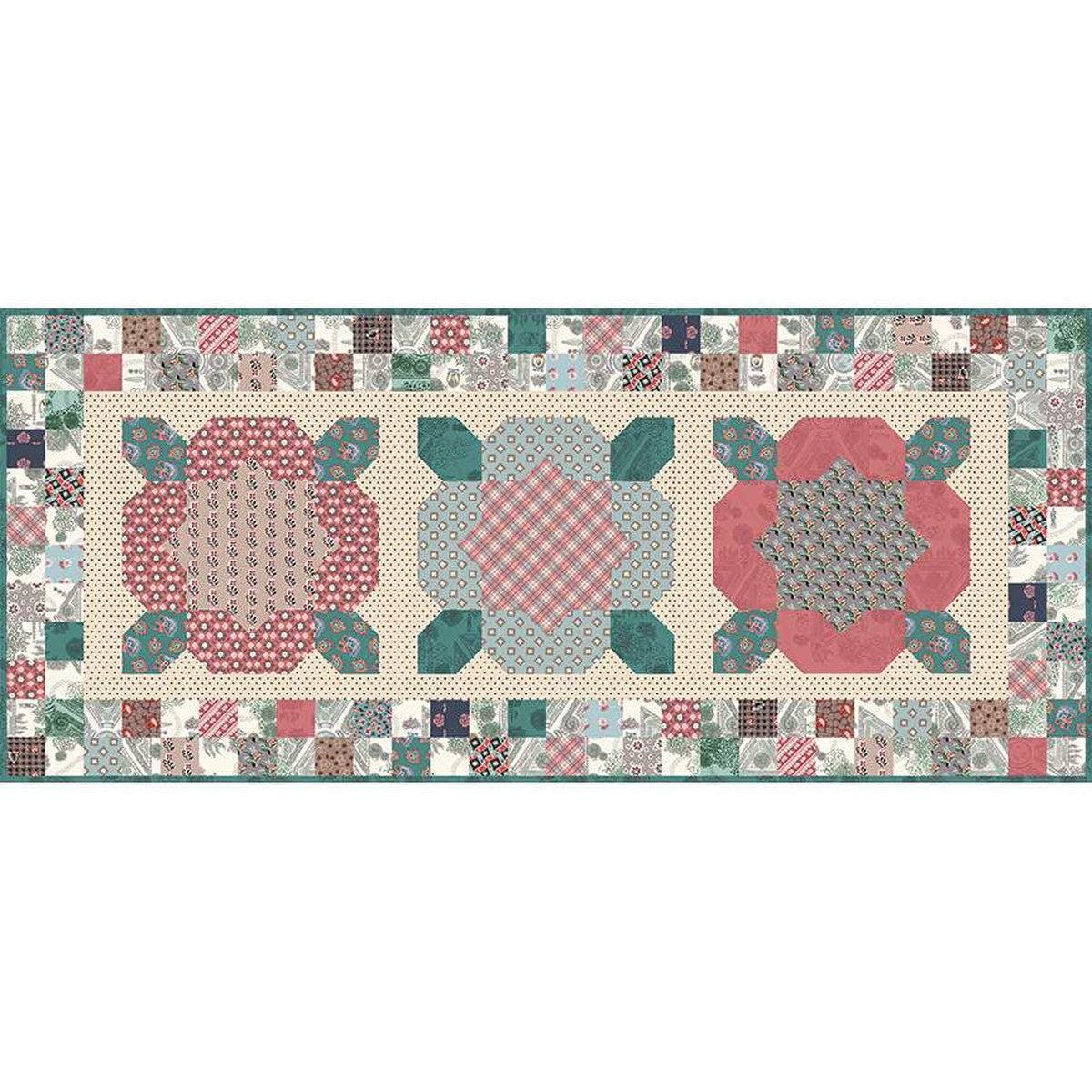 Riley Blake Flora from Mansfield Park Runner Boxed Kit Featuring Mansfield Park Fabric Collection