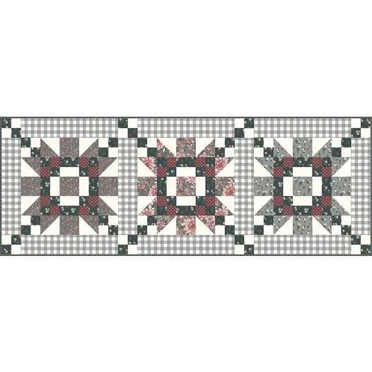 Riley Blake Down The Garden Path Table Runner Kit Featuring A Walk on the Prairie Fabric Collection