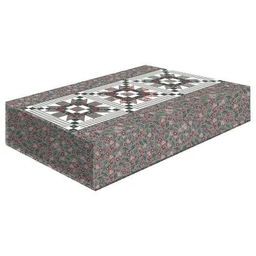 Riley Blake Down The Garden Path Table Runner Kit Featuring A Walk on the Prairie Fabric Collection