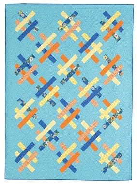 A Bright Corner Quartet Quilt Pattern - 4 Size Variations Per Pattern