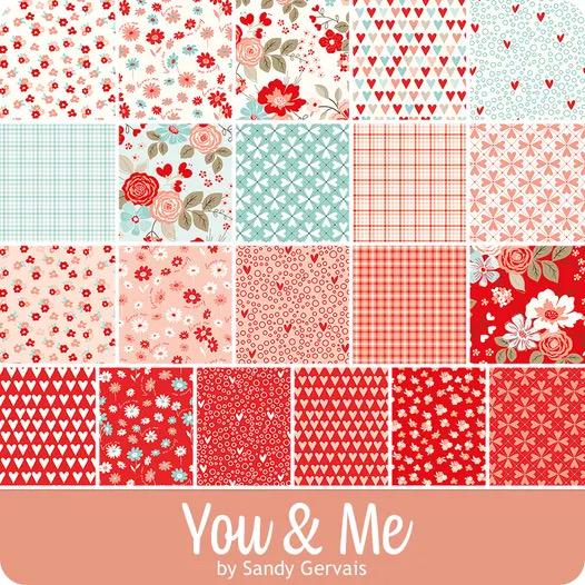 LAST TWO!! Riley Blake Endless Love Quilt Kit Featuring Sandy Gervais You and Me Fabric Collection