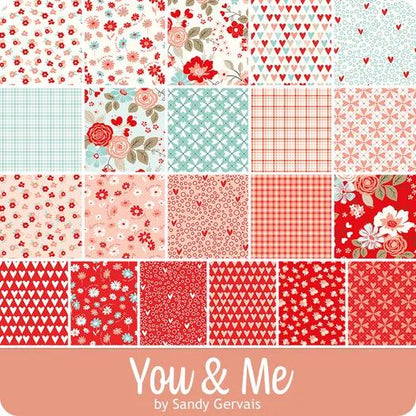 LAST TWO!! Riley Blake Endless Love Quilt Kit Featuring Sandy Gervais You and Me Fabric Collection