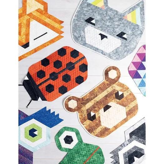 David & Charles Quilt Patterns Jelly Roll Animal Quilts - Over 40 Patterns Per Book (Softcover)