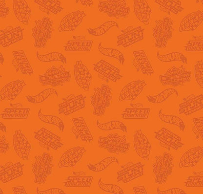 Riley Blake Made to Race Hot Wheels Fabric Collection Tone-on-Tone Orange Authentic Premium 100% Cotton Quilt Shop Quality Fabrics