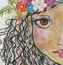 Laura Heine Flower Shop #3 Collage Wall Quilt Pattern Finished Size: 11"x14"