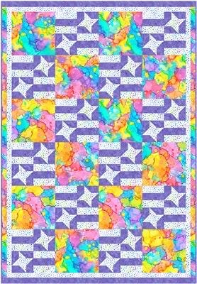 Fabric Cafe Patriotic Pride Quilt Pattern Finished Size: 40"x58"
