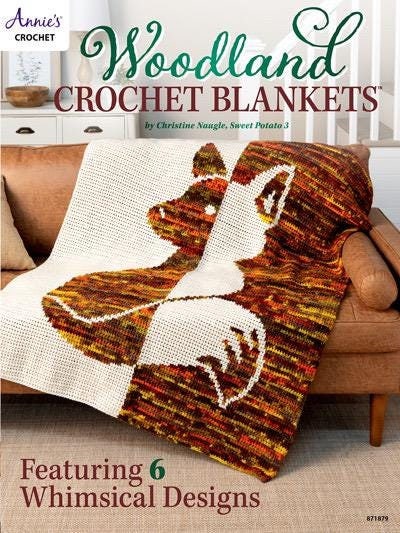 Annie's Crochet Woodland Crochet Blankets Pattern Book - Featuring 6 Whimsical Designs Per Book (Softcover)