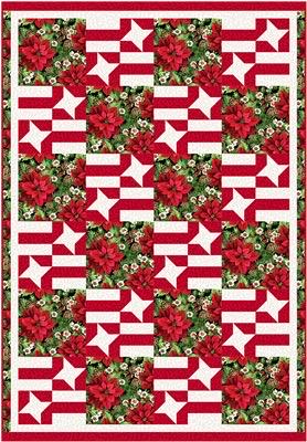 Fabric Cafe Patriotic Pride Quilt Pattern Finished Size: 40"x58"