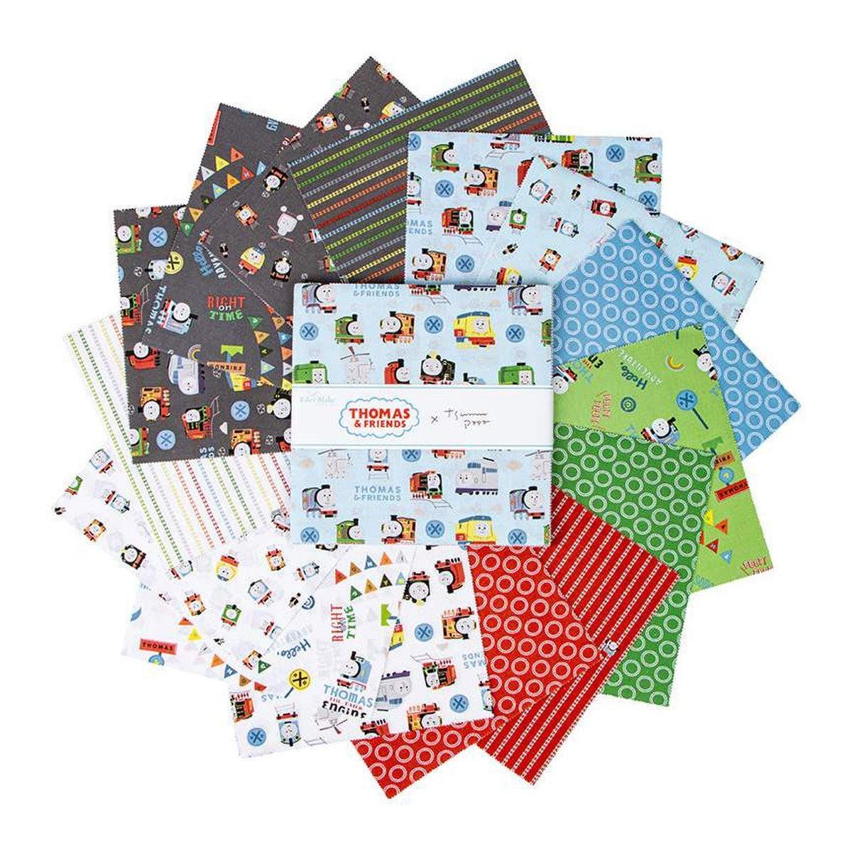 Riley Blake Thomas & Friends Sodor Railway Fabric Collection 10" Stacker (42 Pieces Per Bundle)