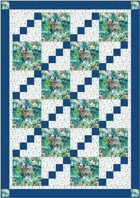 Fabric Cafe City Lights Quilt Pattern Finished Size 43”x61”