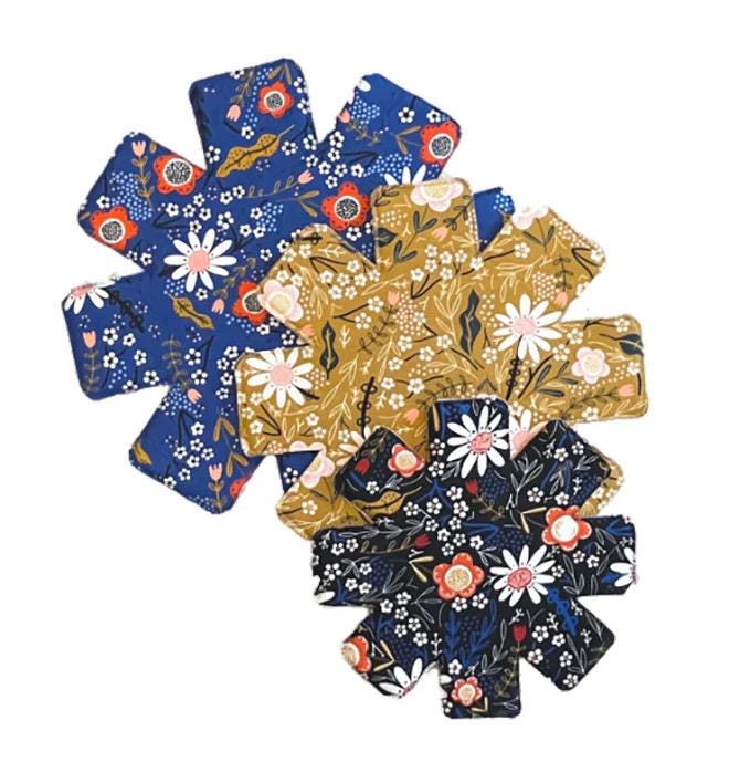 Around The Bobbin Pan Protectors Pattern - 3 Size Variations Per Pattern