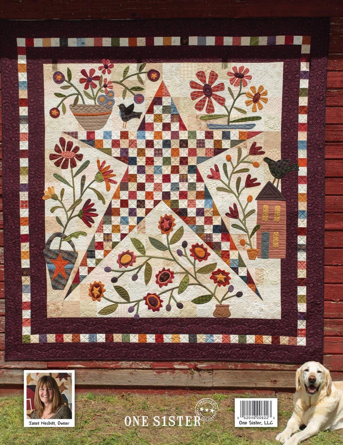 One Sister Stellar Garden Pattern Book - 2 Size Variations Per Pattern