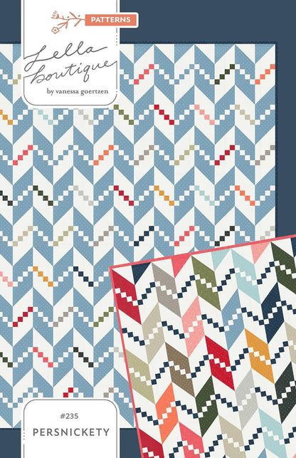 Lella Boutique Persnickety Quilt Pattern Finished Size: 64.5"x76.5" #235