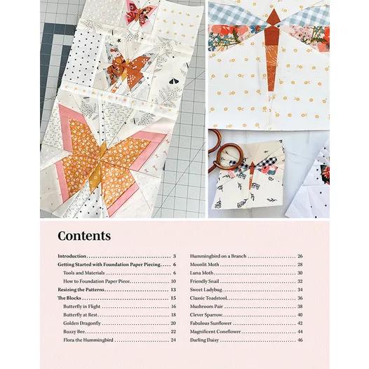 Landauer Publishing Wonderful World of Paper-Pieced Blocks - 30 Nature-Inspired Designs and Beautiful Sampler Projects (Softcover)