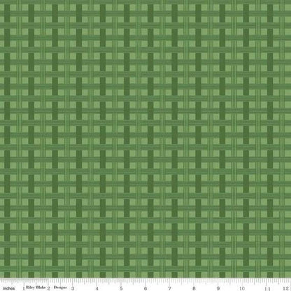Riley Blake Jennifer Long To Grandmother's House Fabric Collection Basket Weave on Grass Premium 100% Cotton Quilt Shop Quality Fabrics