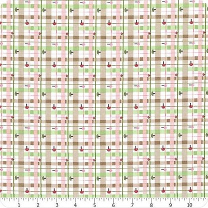 Riley Blake Jennifer Long To Grandmother's House Fabric Collection Lumberjack Plaid on Cloud Premium 100% Cotton Quilt Shop Quality Fabrics