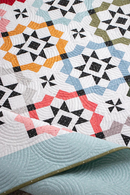 Lella Boutique Glam Squad Quilt Pattern Finished Size: 74.5"x74.5" #234