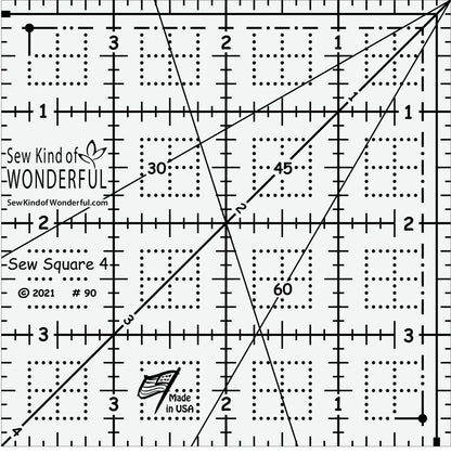 Sew Kind of Wonderful Quittles Unicorn Magic Quilt Pattern Finished Size: 56"x56"
