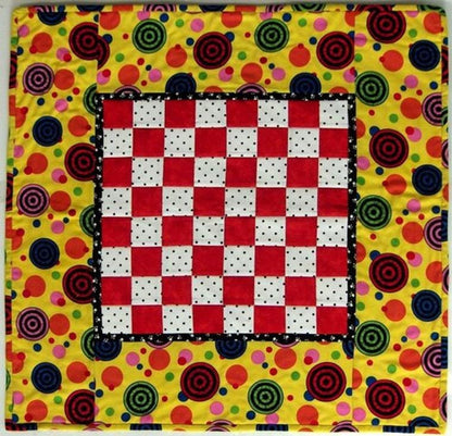 Quiltsmart Checkers and Tic-Tac-Toe Printed Interfacing & Instructions Pack