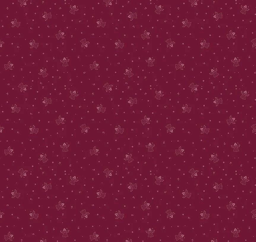 LAST BOLT! Riley Blake Silent Night Fabric Collection Choir of Angels on Berry Authentic Premium 100% Cotton Quilt Shop Quality Fabrics