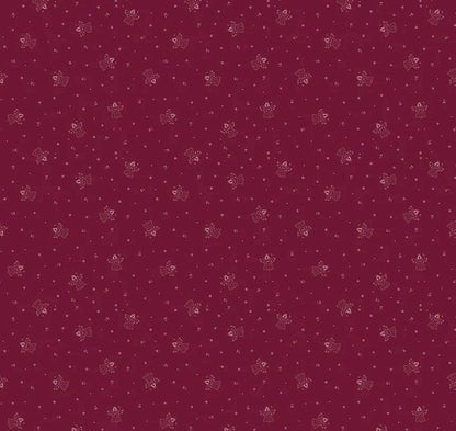LAST BOLT! Riley Blake Silent Night Fabric Collection Choir of Angels on Berry Authentic Premium 100% Cotton Quilt Shop Quality Fabrics