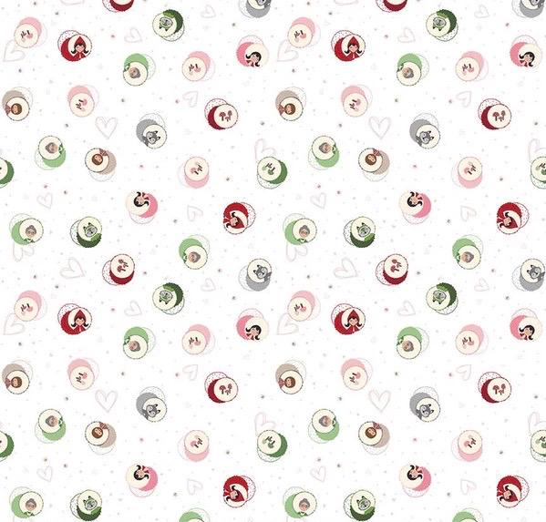 Riley Blake Jennifer Long To Grandmother's House Fabric Collection Story Character Cameos on Cloud Premium 100% Cotton Fabrics