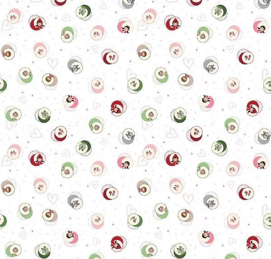 Riley Blake Jennifer Long To Grandmother's House Fabric Collection Story Character Cameos on Cloud Premium 100% Cotton Fabrics