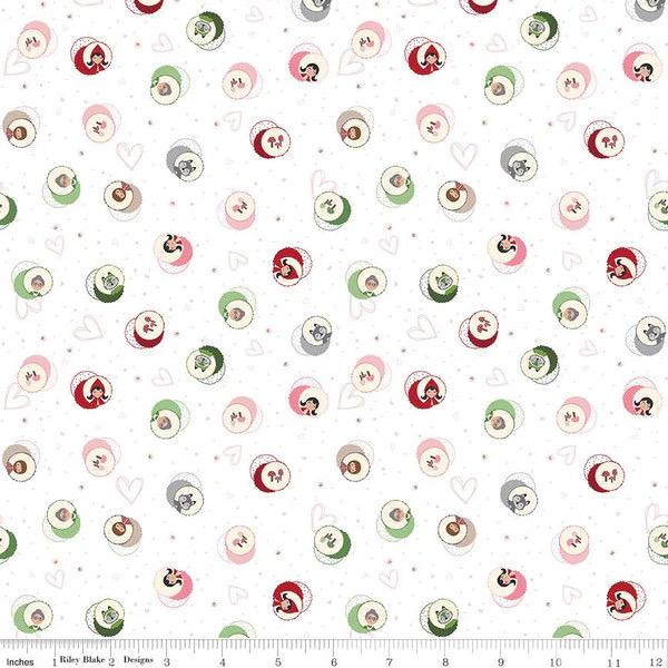 Riley Blake Jennifer Long To Grandmother's House Fabric Collection Story Character Cameos on Cloud Premium 100% Cotton Fabrics