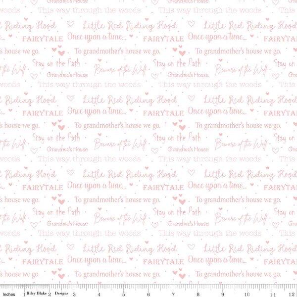 Riley Blake Jennifer Long To Grandmother's House Fabric Collection Little Red Storybook on Cloud Premium 100% Cotton Fabrics