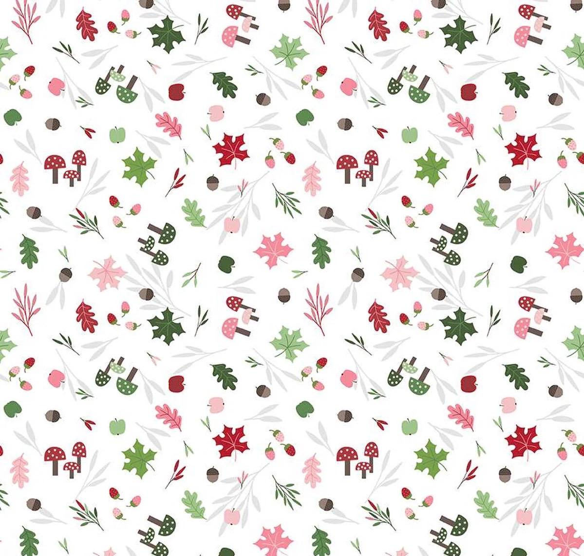 Riley Blake Jennifer Long To Grandmother's House Fabric Collection Foraging in the Forest on Cloud Premium 100% Cotton Fabrics