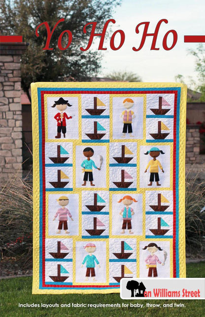 On Williams Street YO HO HO Quilt Pattern - 3 Size Variations Per Pattern