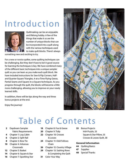 Annie's Quilting Learn As You Go: Stitch The Daydream Sampler and Master Your Quilting Skills Pattern Book (Softcover) A141541